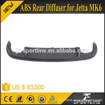 ABS Rear Diffuser for VW Jetta MK6 New Dual Outlet